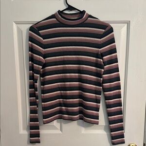 Striped Long Sleeve Top